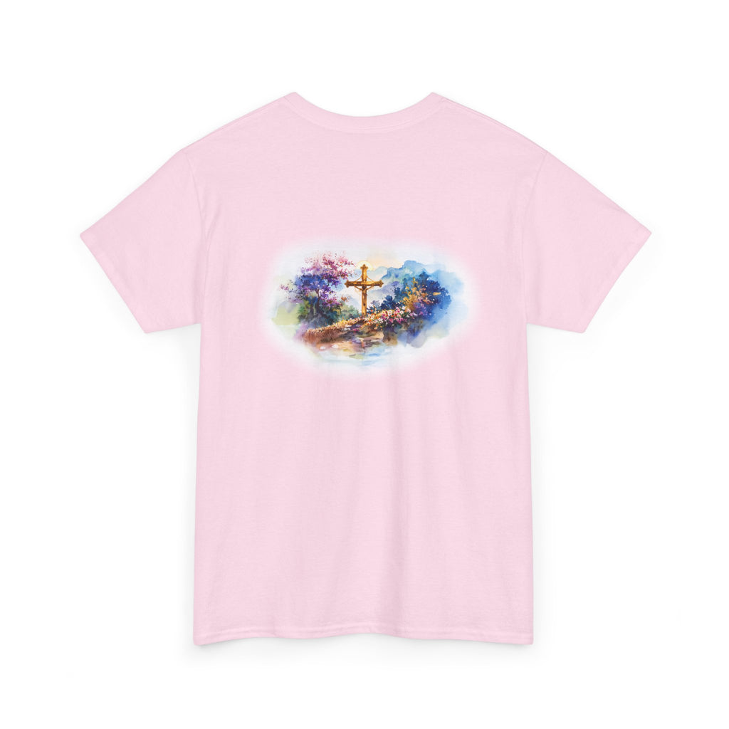 Watercolor Cross Faith-Based Graphic Tee