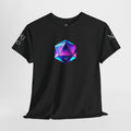 Mystery D20 Graphic Tee with Sleeve Designs