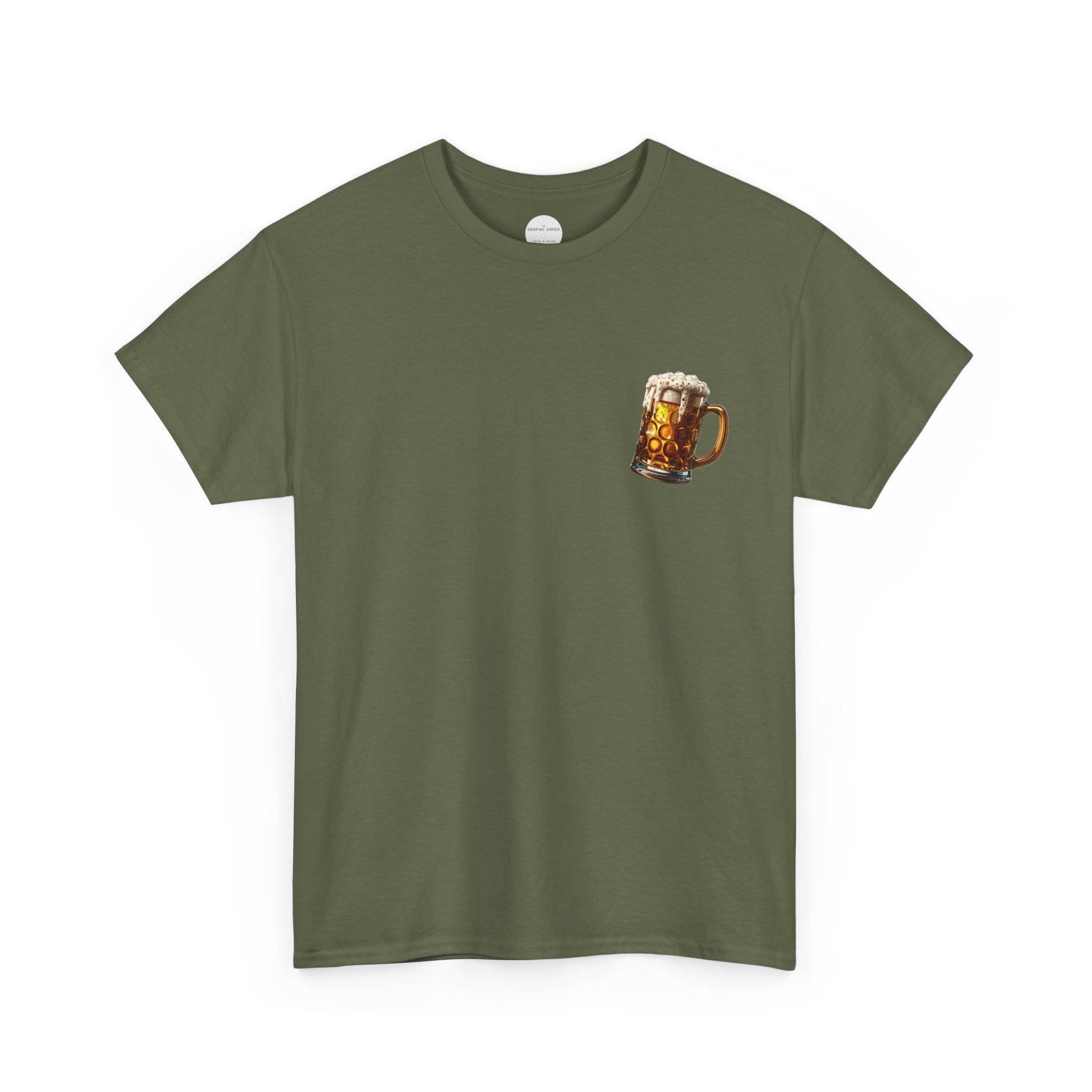 Beer Mug "Printed Patch" Graphic Tee