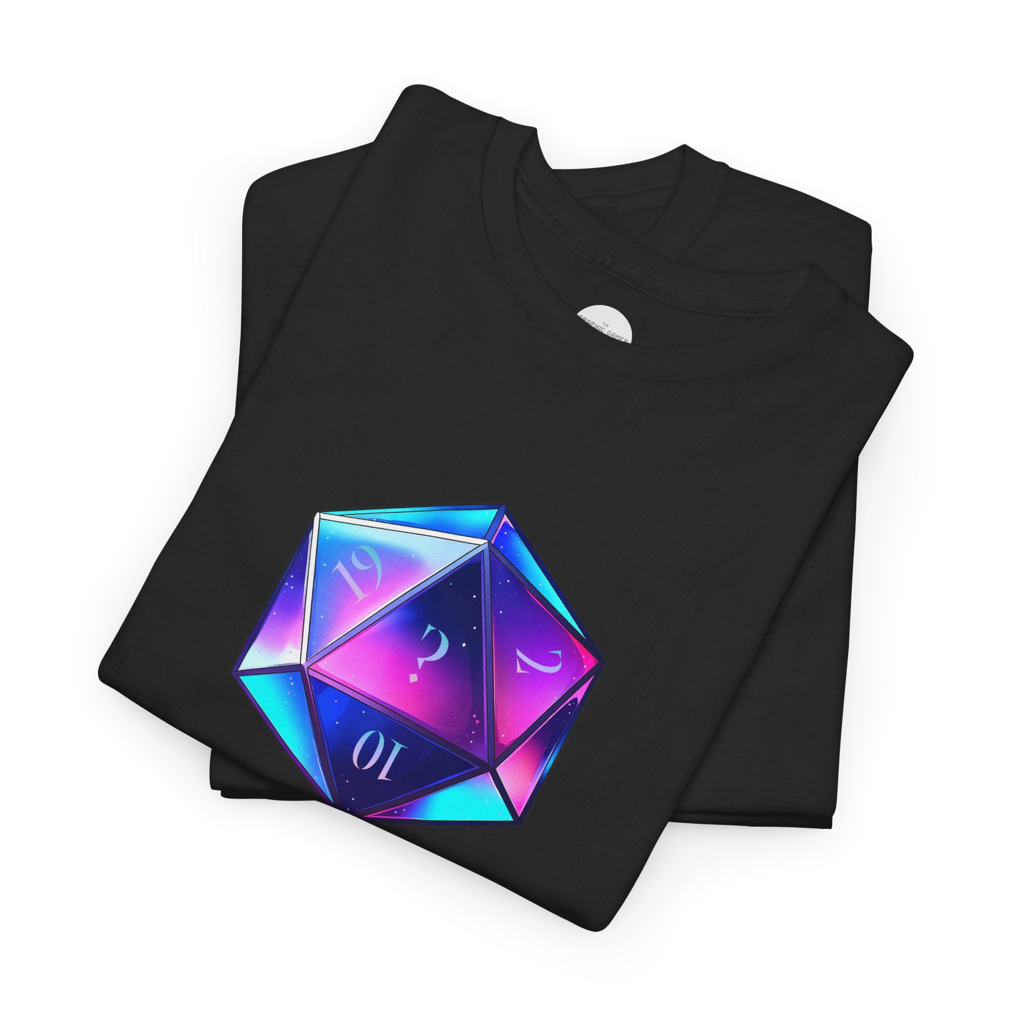 Mystery D20 Graphic Tee with Sleeve Designs
