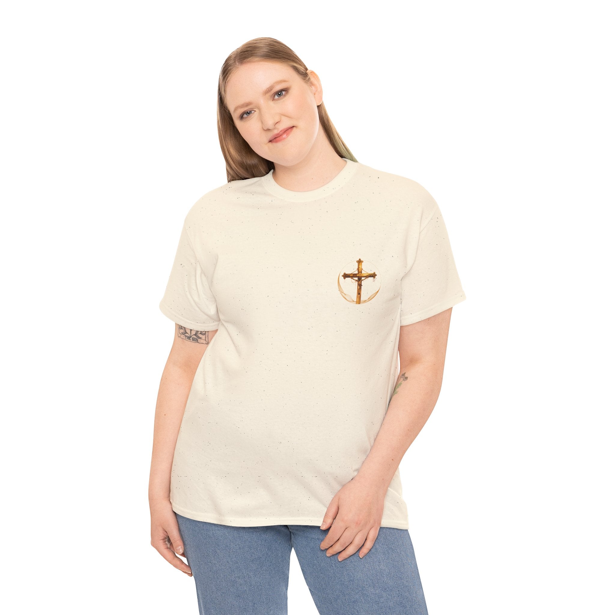 Watercolor Cross Faith-Based Graphic Tee
