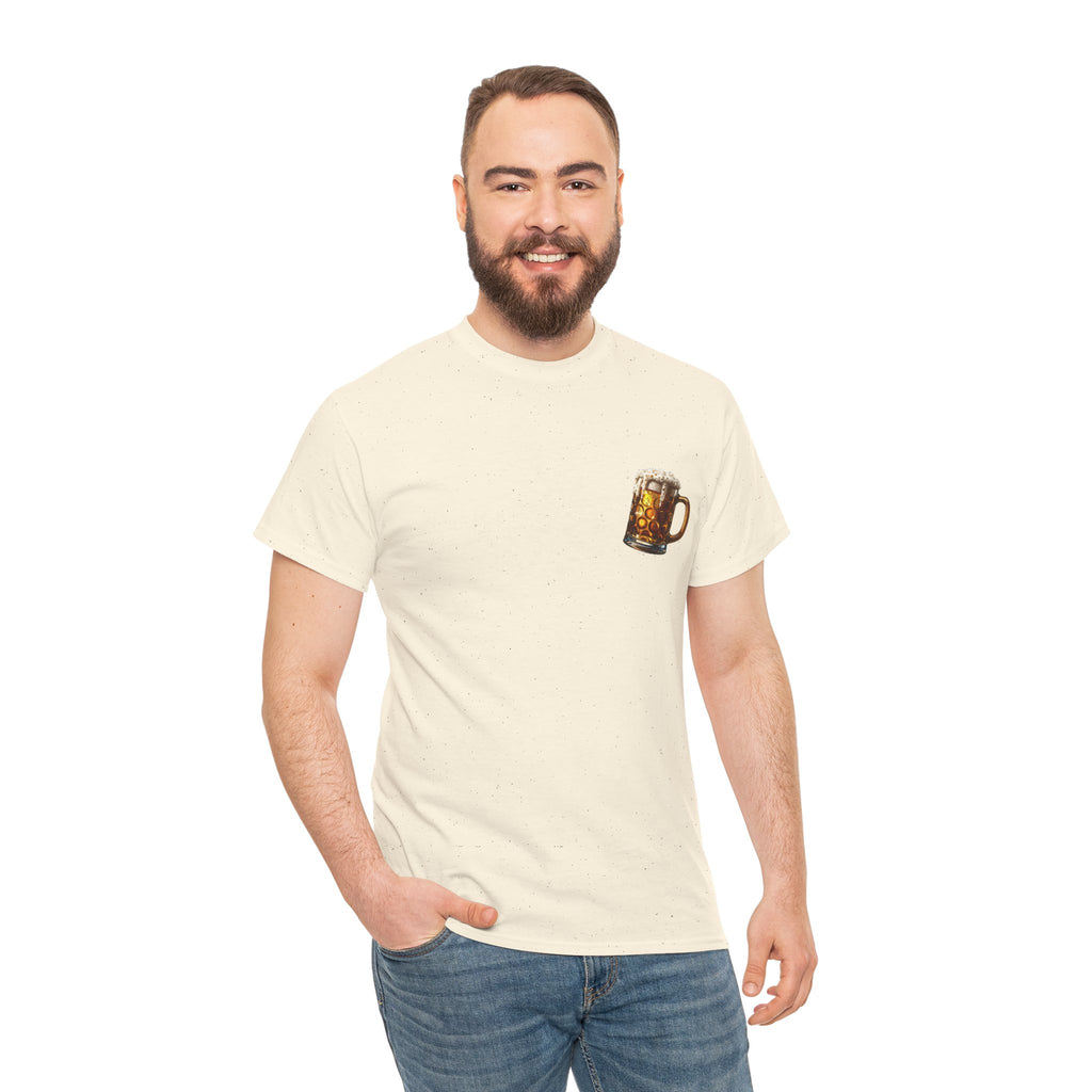 Beer Mug "Printed Patch" Graphic Tee