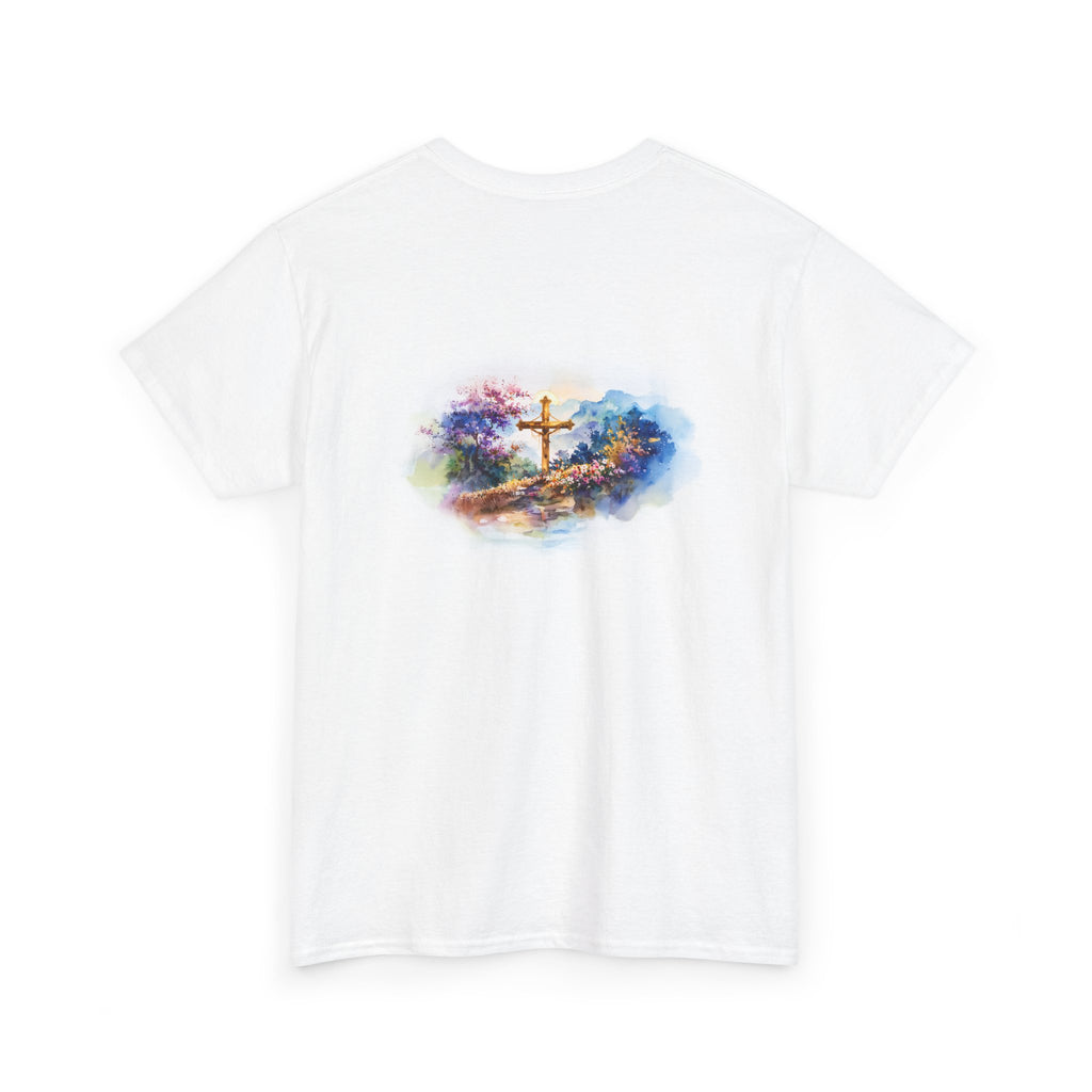 Watercolor Cross Faith-Based Graphic Tee