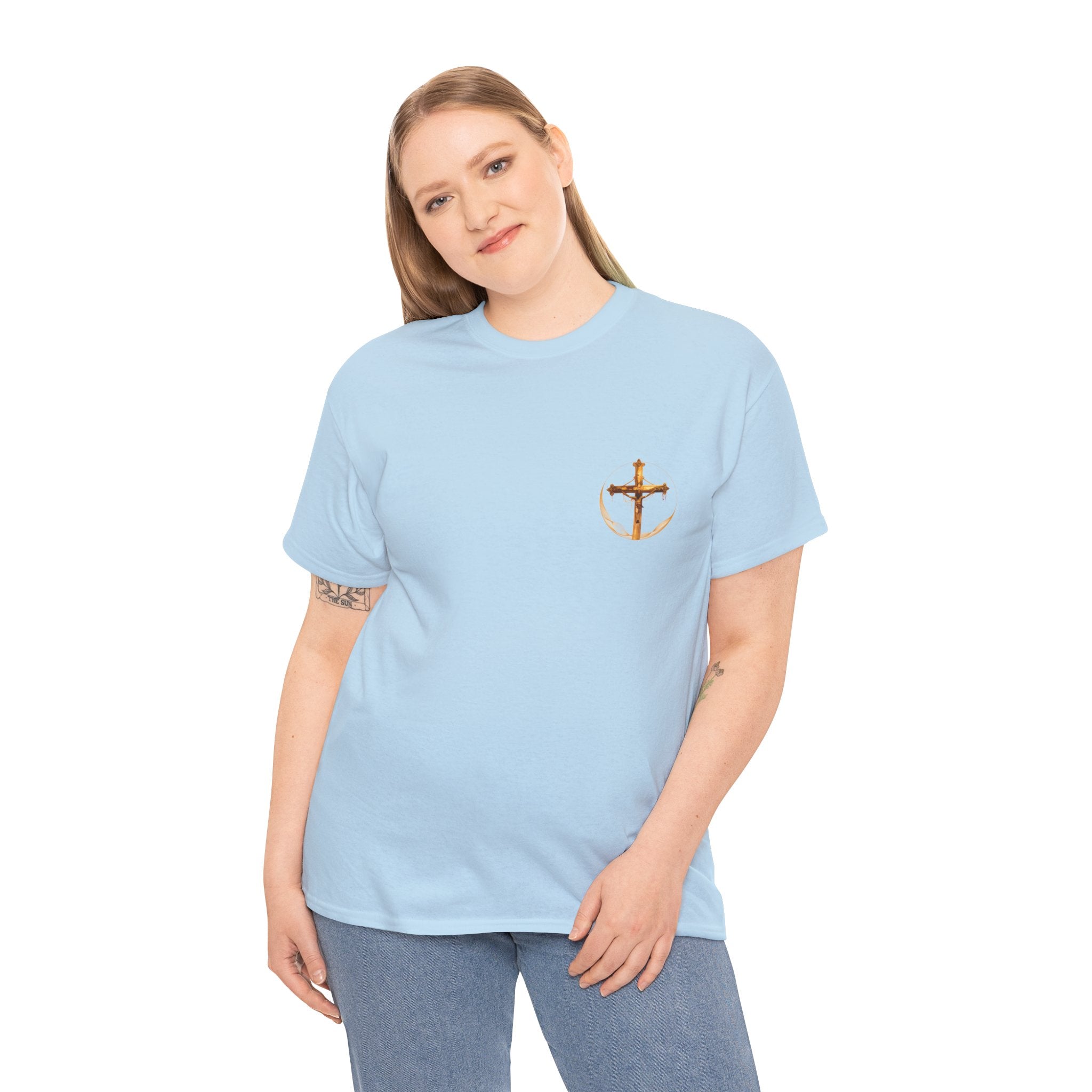 Watercolor Cross Faith-Based Graphic Tee