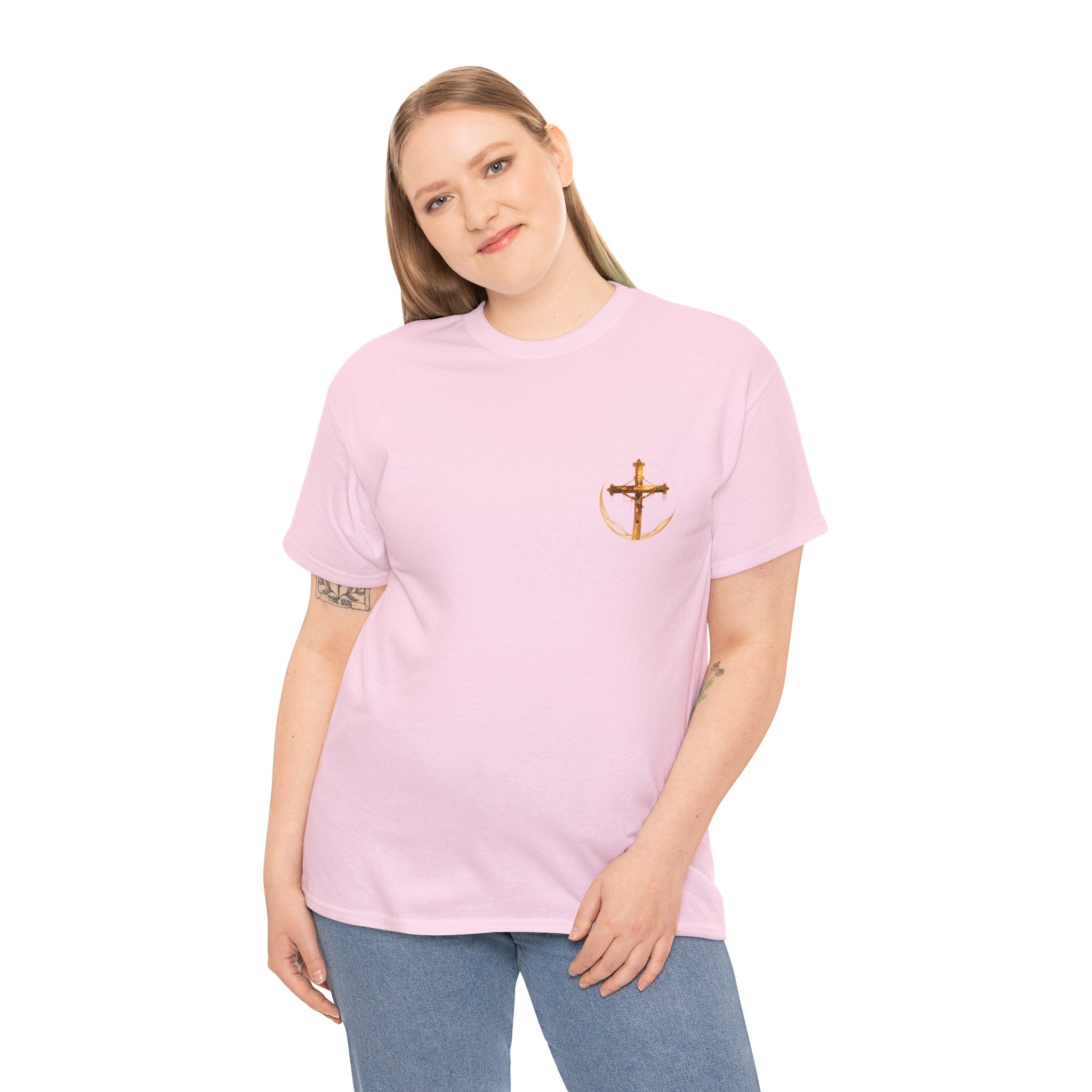 Watercolor Cross Faith-Based Graphic Tee