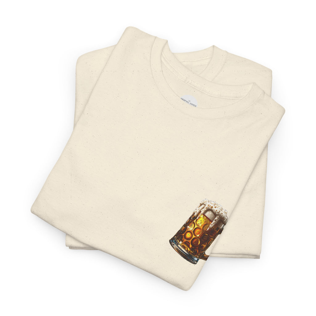 Beer Mug "Printed Patch" Graphic Tee