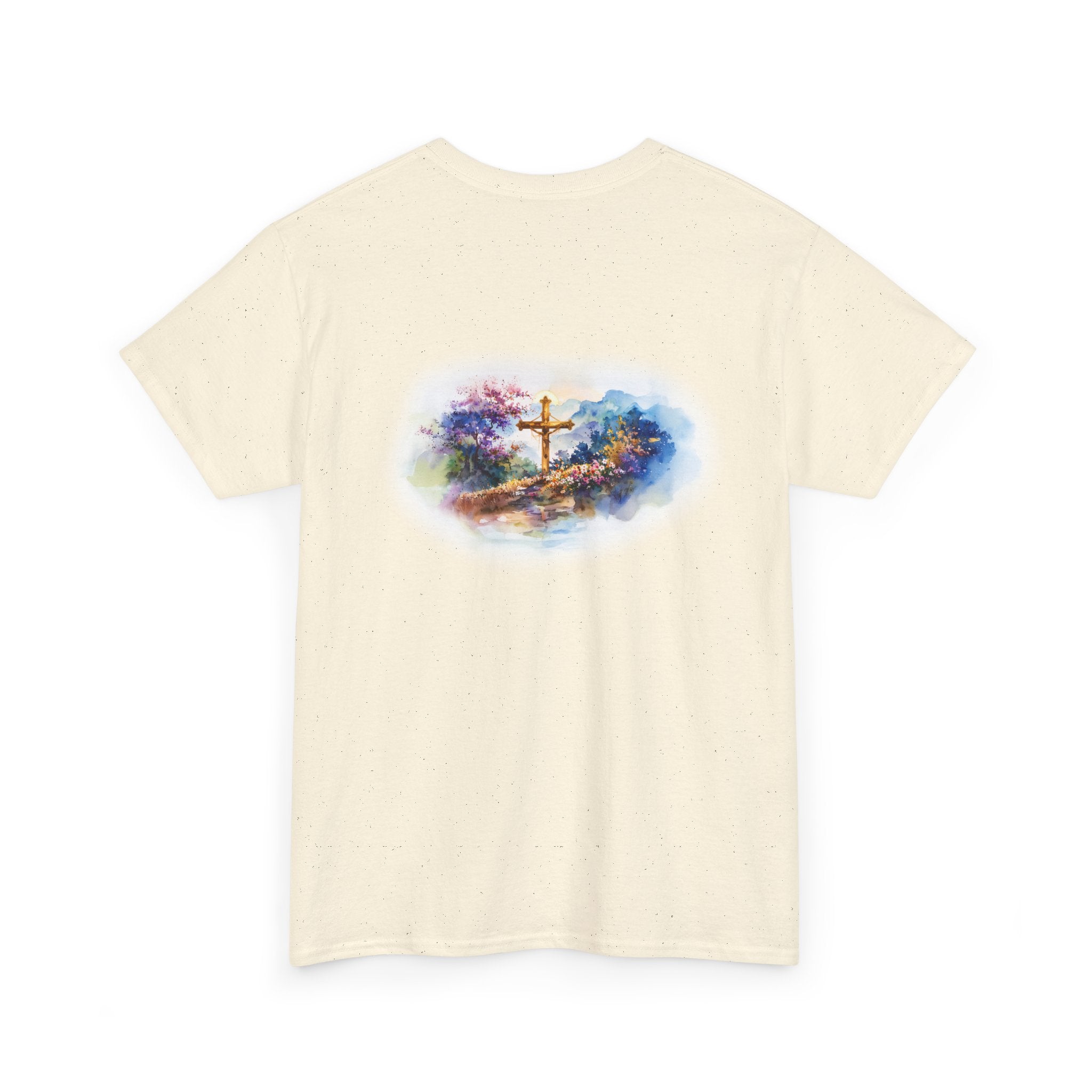 Watercolor Cross Faith-Based Graphic Tee